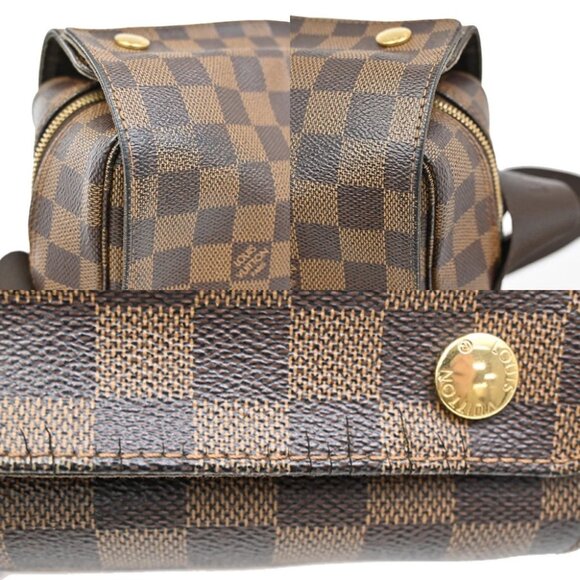 LOUIS VUITTON Naviglio Shoulder Bag Damier Ebene Leather Brown N45255 35KB609 - Picture 13 of 16